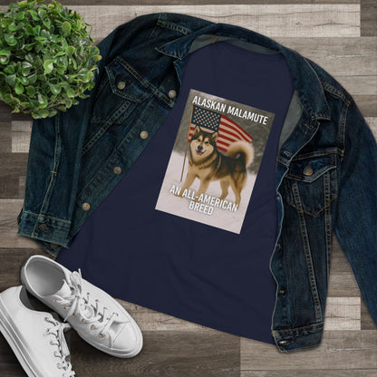 All-American Breed Women's Short Sleeve Crewneck Tee