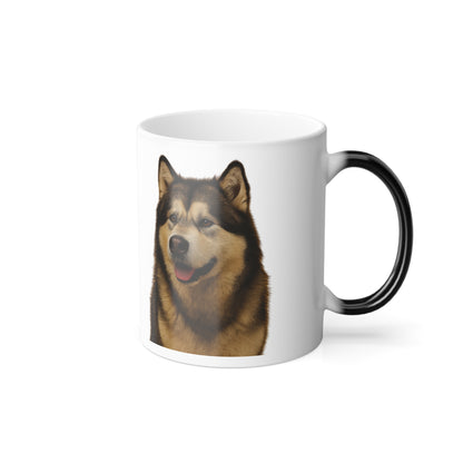 Malamute Head Color Changing Mug