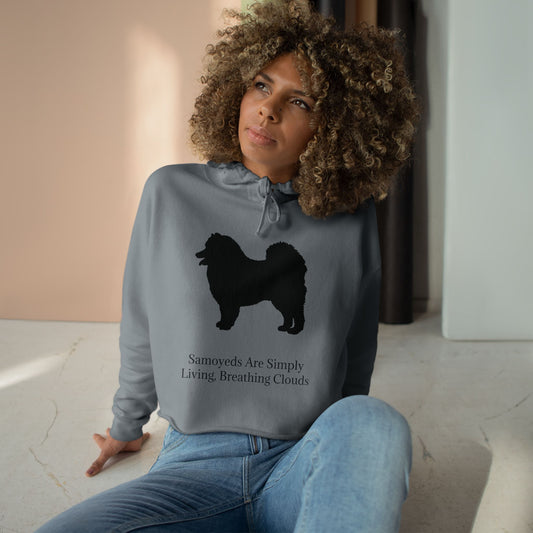 Clouds Women's Crop Hoodie