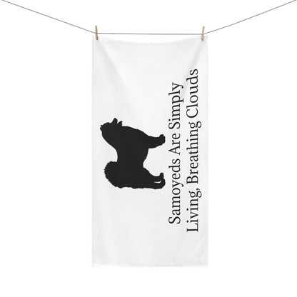 Clouds Mink-Cotton  Beach Towel