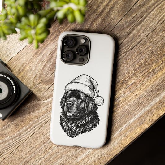 Santa Paws Newfie iPhone Case