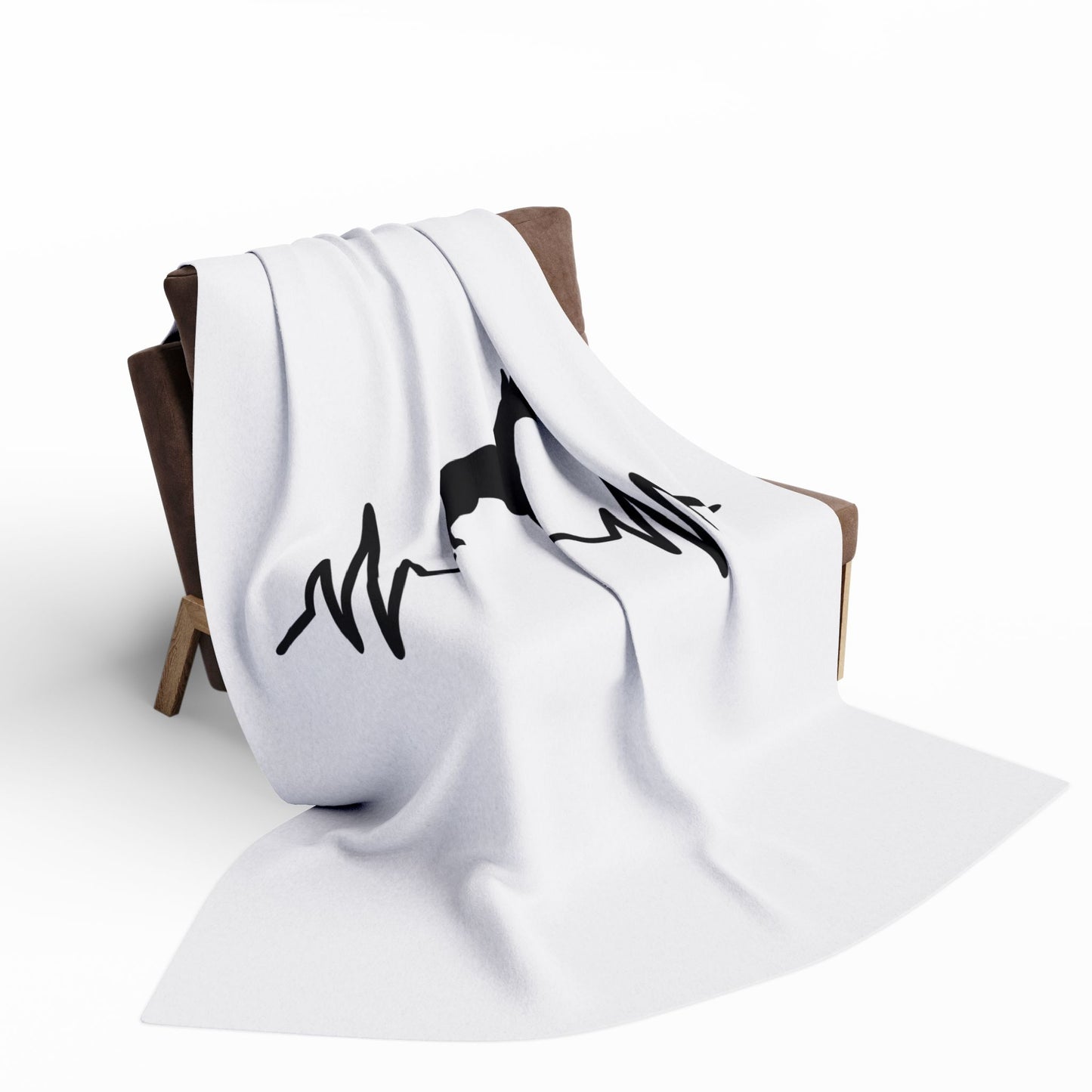 My Heart Beats For Dobermans Arctic Fleece Blanket