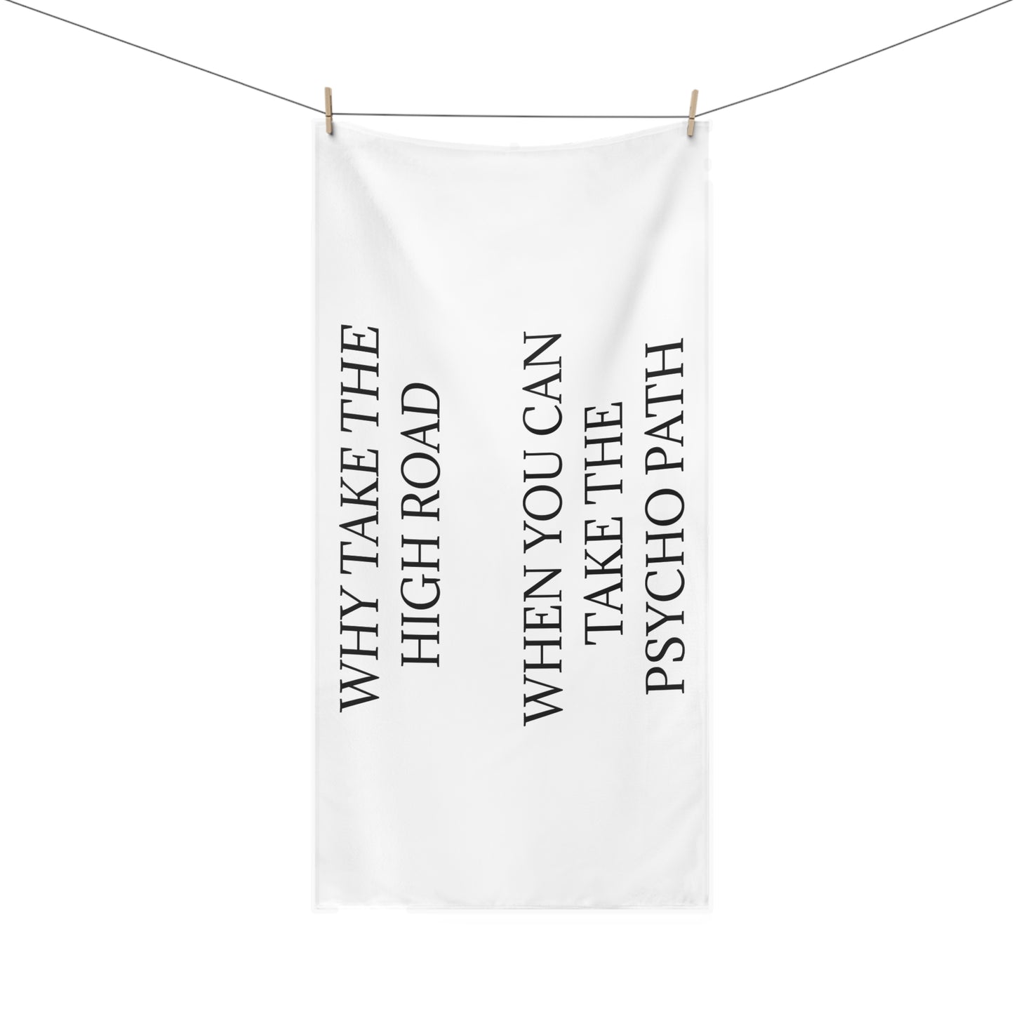 Psycho Path Mink-Cotton  Beach Towel