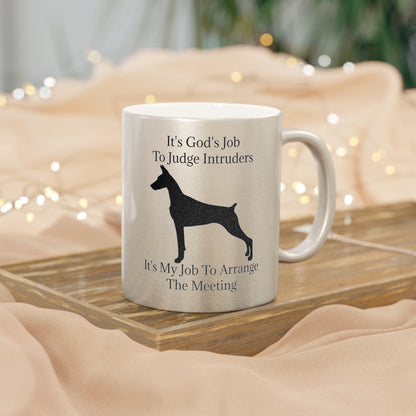 Arrange The Meeting Metallic Coffee Mug
