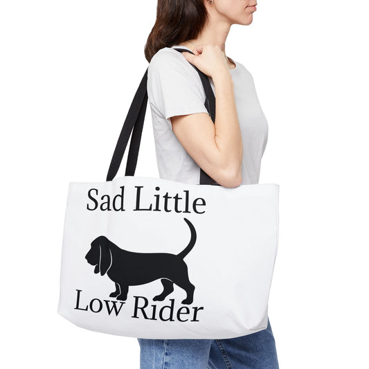 Sad Little Low Rider Weekender Tote Bag