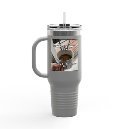 National Coffee Day Insulated Travel Mug
