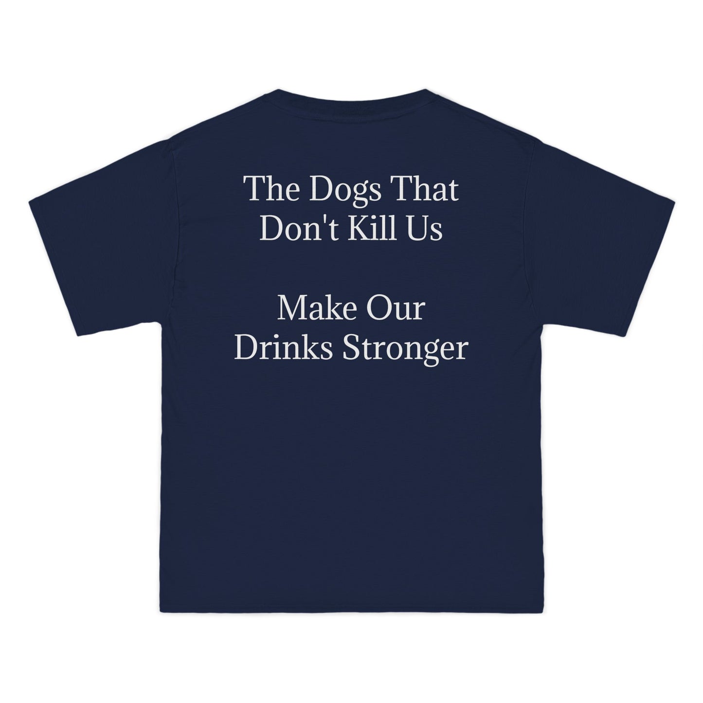 Drinks Stronger Men's Short-Sleeve Crewneck Tee