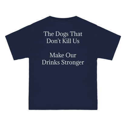 Drinks Stronger Men's Short-Sleeve Crewneck Tee