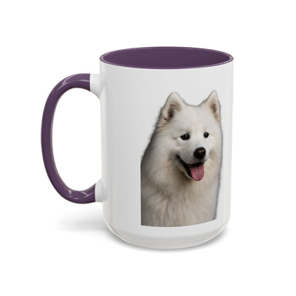 Samoyed Head 2-Tone Coffee Mug