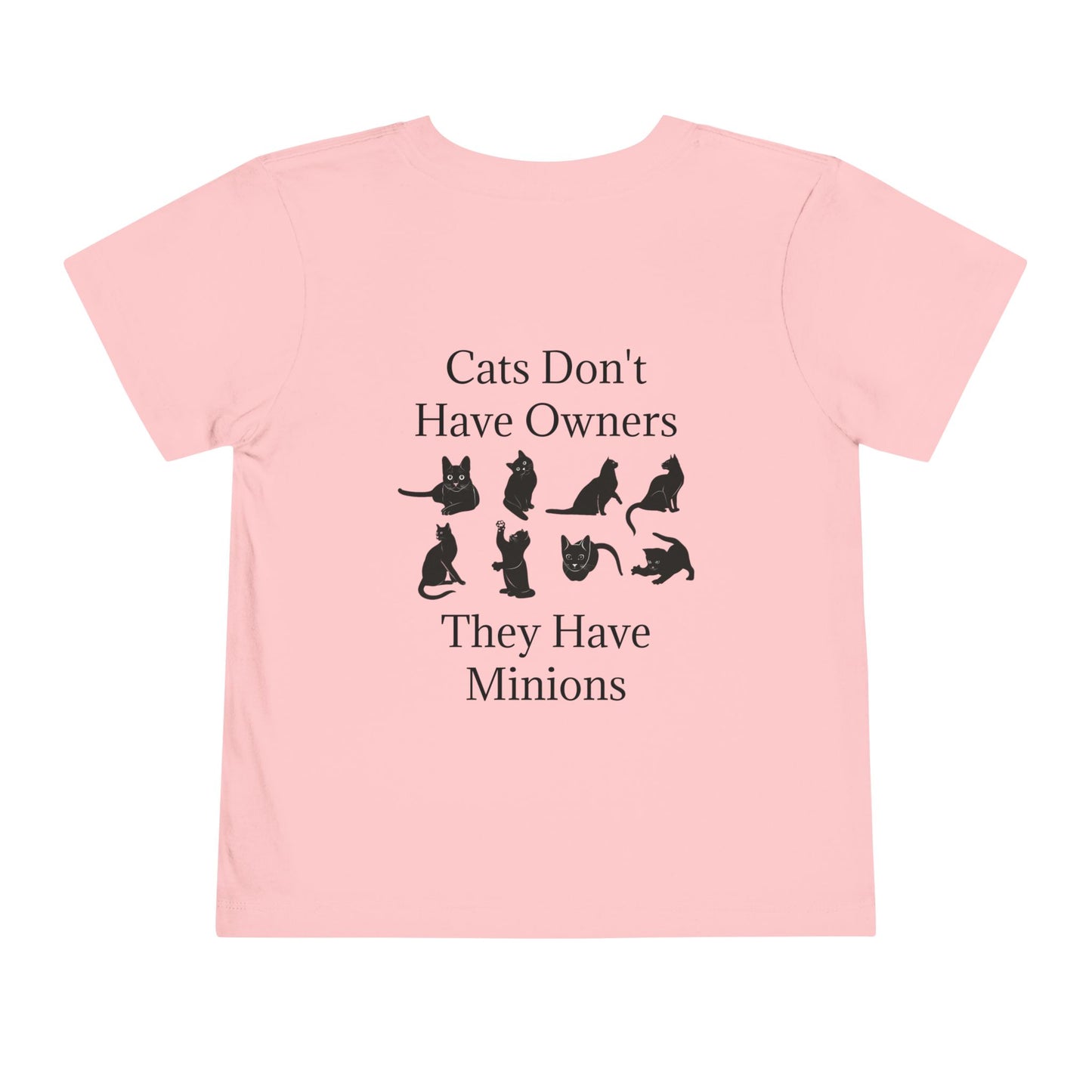 Cat Minions Toddler Unisex Short Sleeve Crewneck Tee