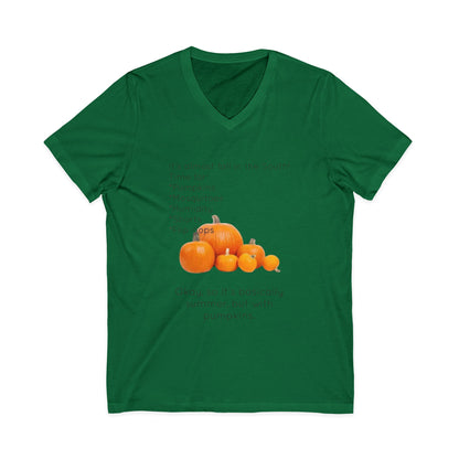 Fall In The South Unisex Short Sleeve V-Neck Tee