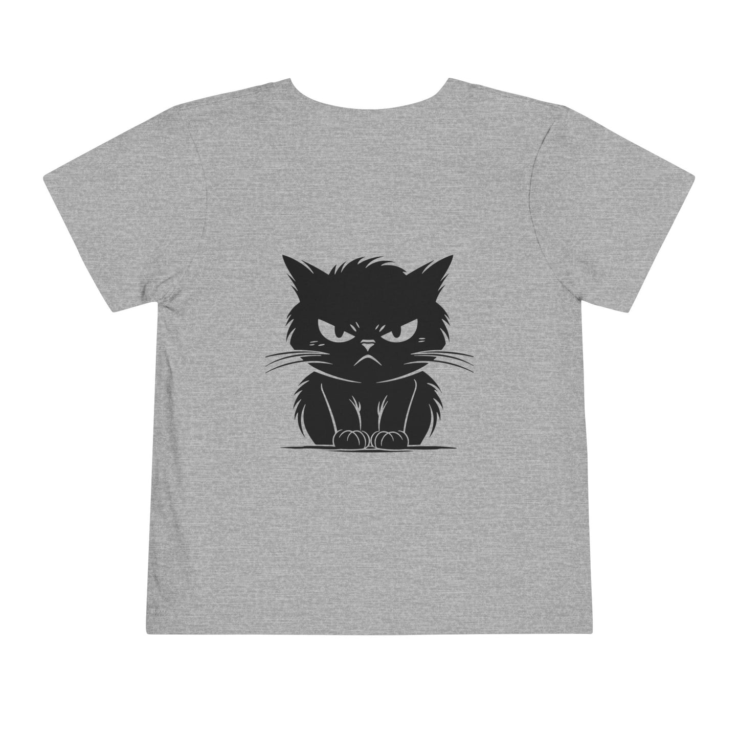 Angry Cat Toddler Unisex Short Sleeve Crewneck Tee