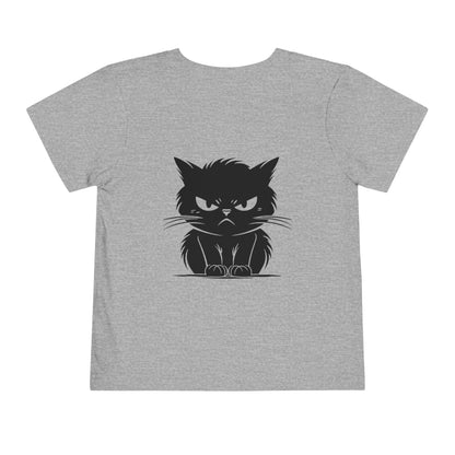 Angry Cat Toddler Unisex Short Sleeve Crewneck Tee