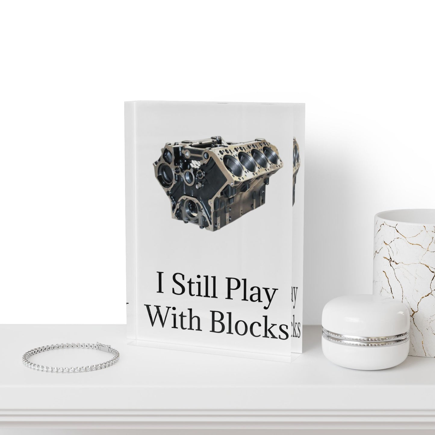 Play With Blocks Acrylic Photo Block