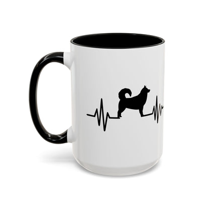 My Heart Beats For Malamutes 2-Tone Coffee Mug