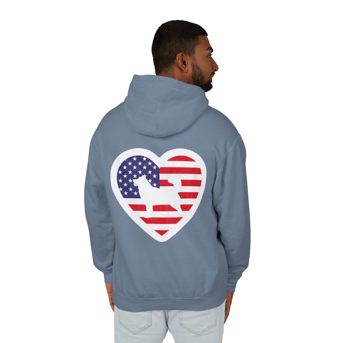 Malamute Flag Unisex Lightweight Hoodie