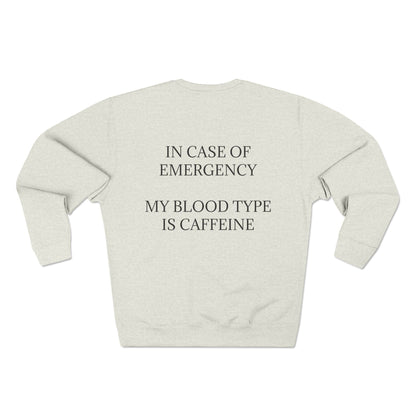 Blood Type Unisex Crewneck Sweatshirt