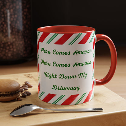 Here Comes Amazon 2-Tone Coffee Mug
