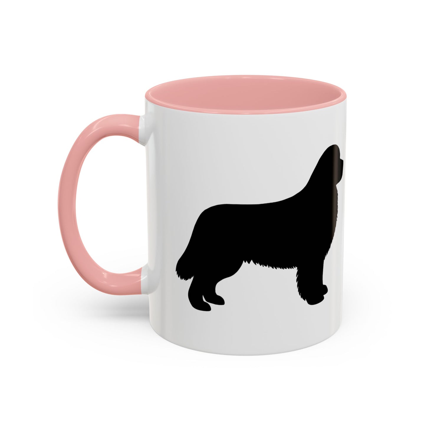Newfie Silhouette 2-Tone Coffee Mug