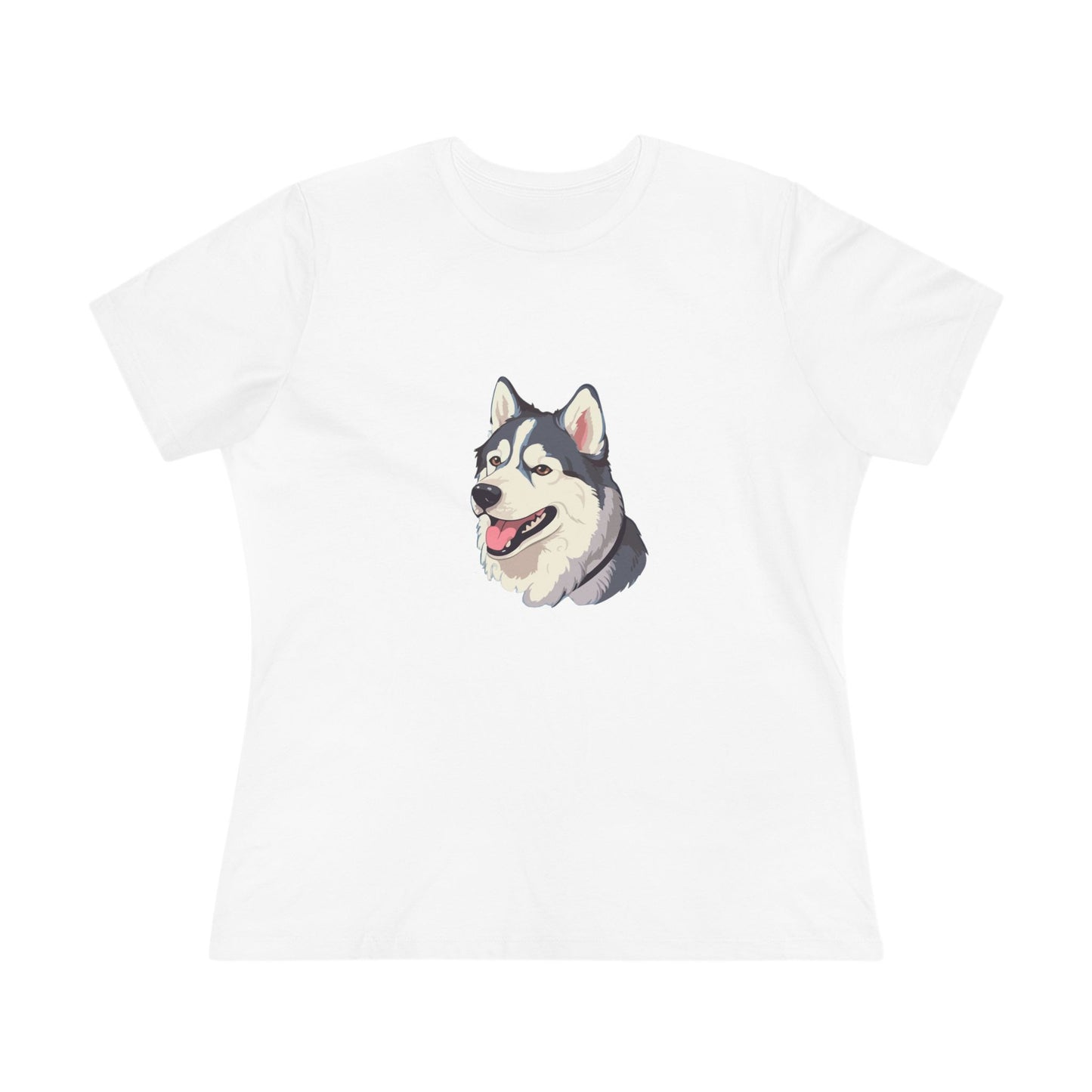 Malamute Head Women's Short Sleeve Crewneck Tee