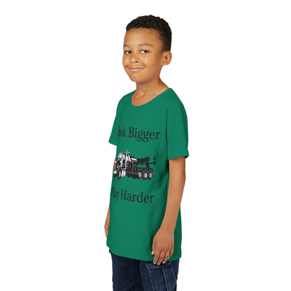 Hook Bigger Youth Unisex Short Sleeve Crewneck Tee