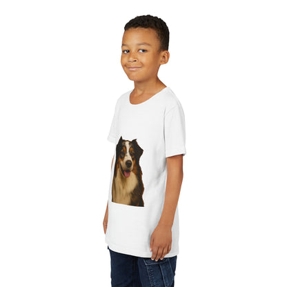 Aussie Head Youth Unisex Short Sleeve Crewneck Tee