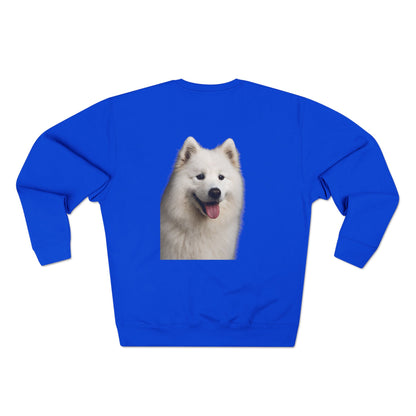 Samoyed Head Unisex Crewneck Sweatshirt