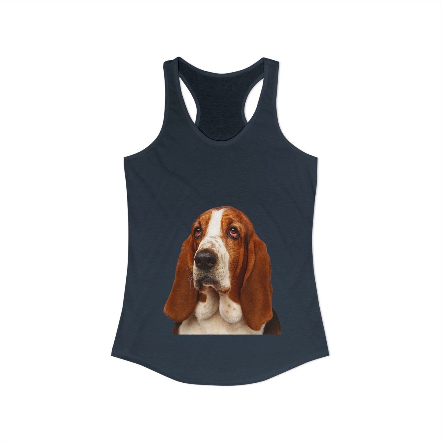 Basset Head Women's Racerback Tank