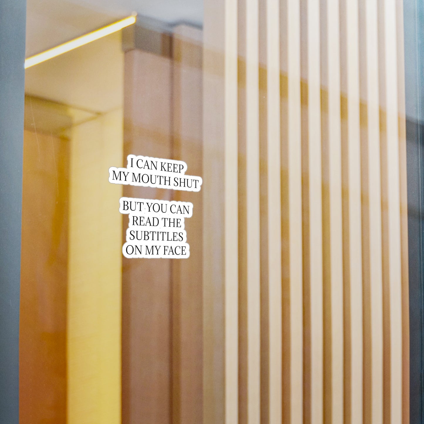 Subtitles Vinyl Decal