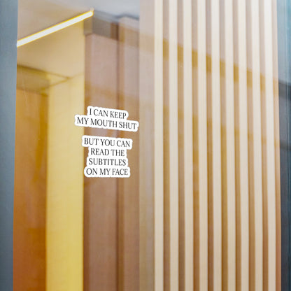 Subtitles Vinyl Decal