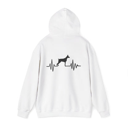 My Heart Beats For Dobermans Unisex Hoodie