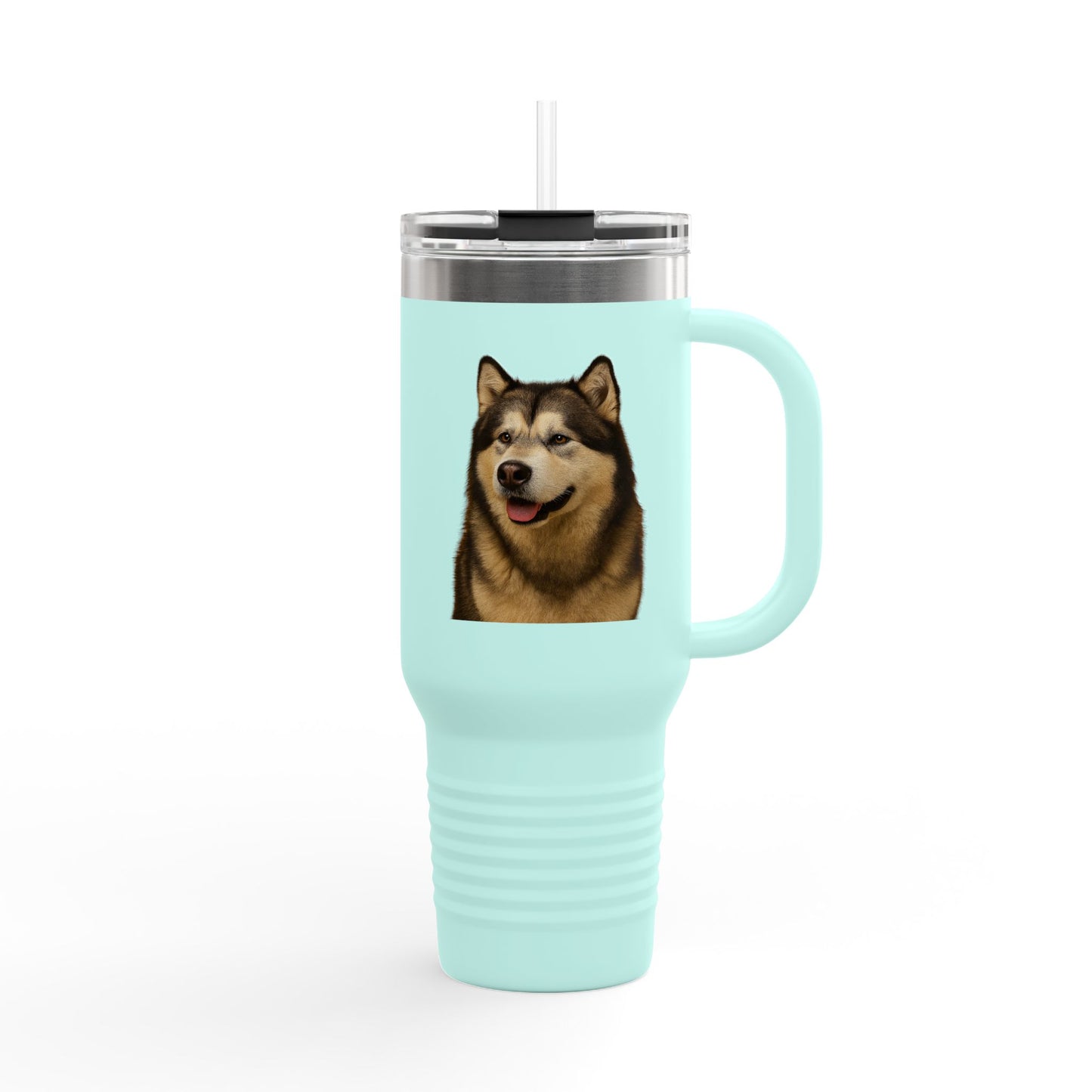 Malamute Head Insulated Travel Mug