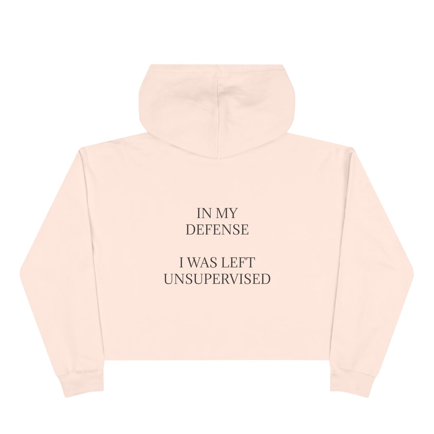 Unsupervised Women's Crop Hoodie