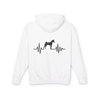 My Heart Beats For Basenjis Unisex Lightweight Hoodie