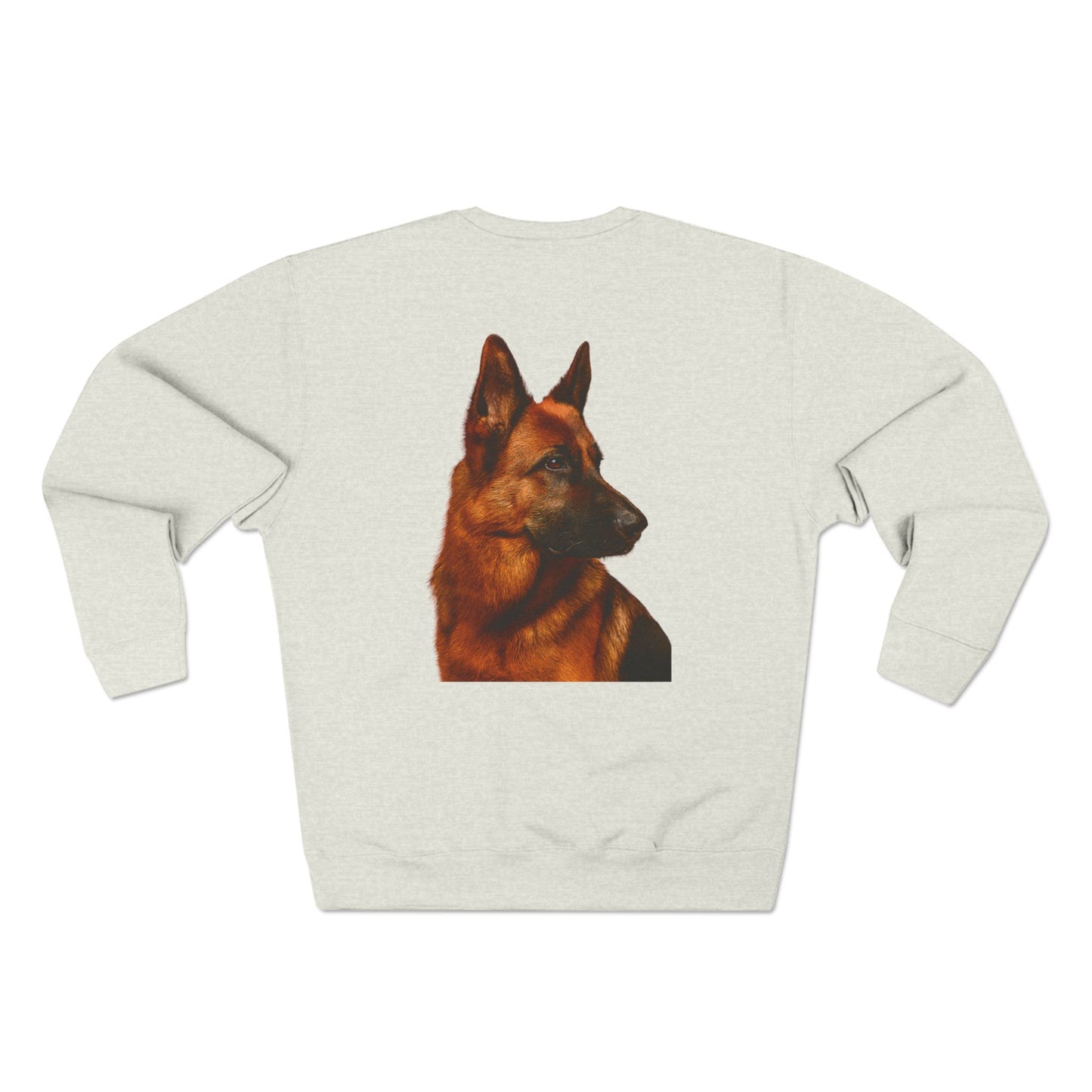 German Shepherd Head Unisex Crewneck Sweatshirt