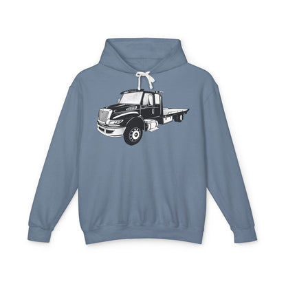 Flatbed Tow Truck Unisex Lightweight Hoodie