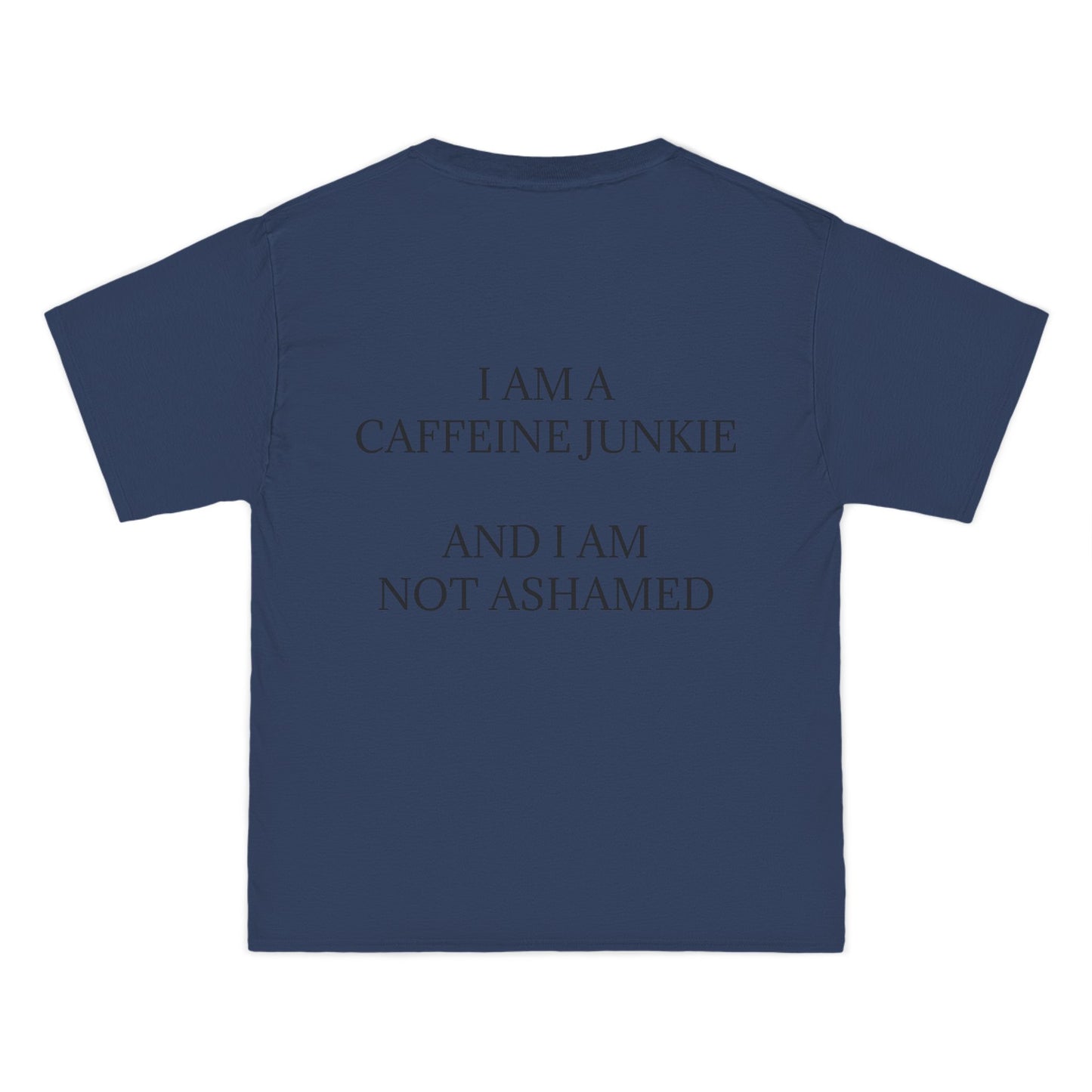 Caffeine Junkie Men's Short-Sleeve Crewneck Tee