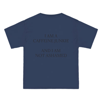 Caffeine Junkie Men's Short-Sleeve Crewneck Tee