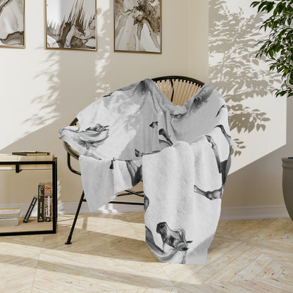 Fancy Pants Velveteen Microfiber Blanket