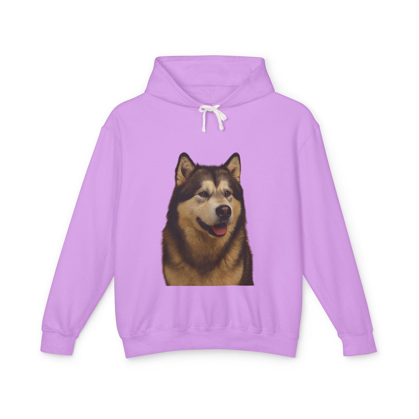 Malamute Head Unisex Lightweight Hoodie