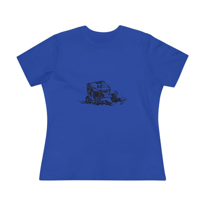 Slingin' Mud Side By Side Women's Short Sleeve Crewneck Tee