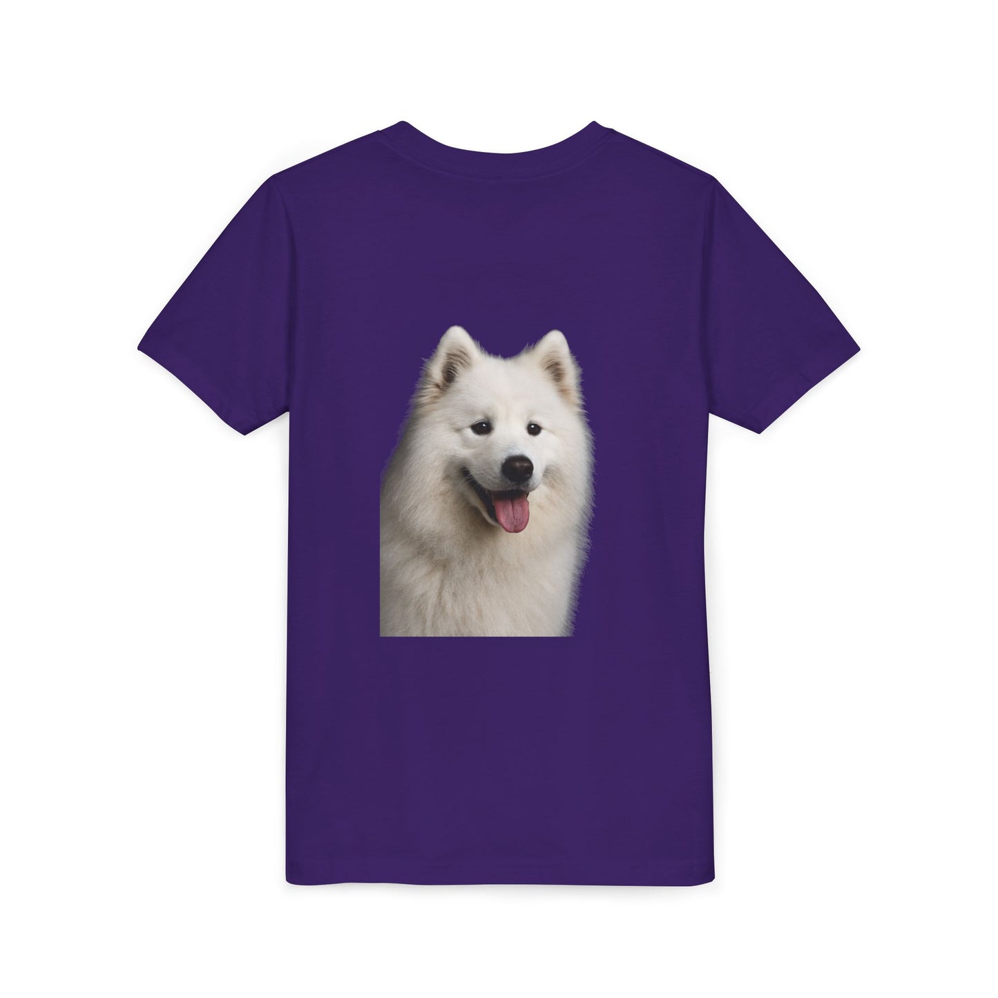 Samoyed Head Youth Unisex Short Sleeve Crewneck Tee