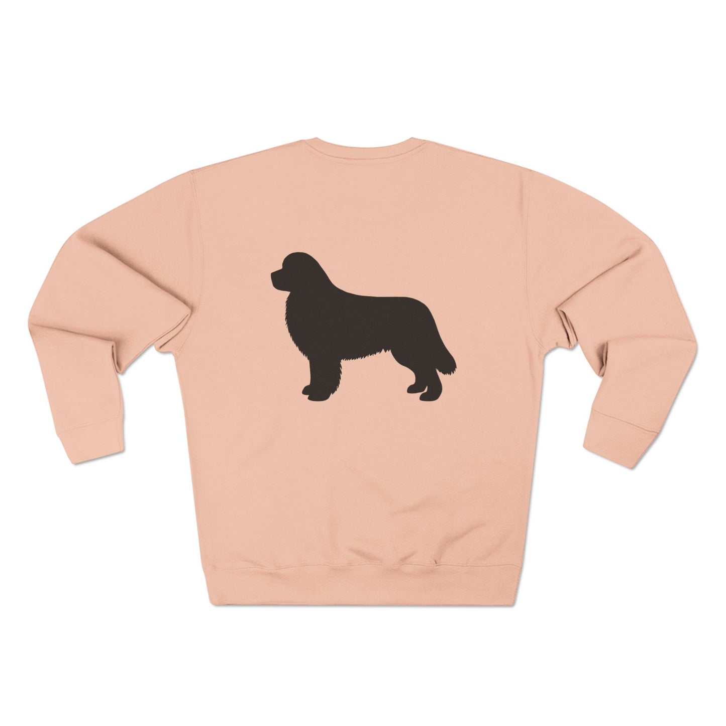 Newfie Silhouette Unisex Crewneck Sweatshirt