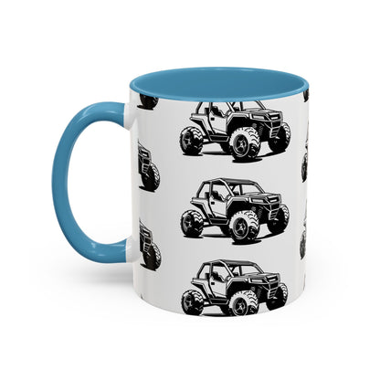 Off The Beaten Path Side By Side 2-Tone Coffee Mug