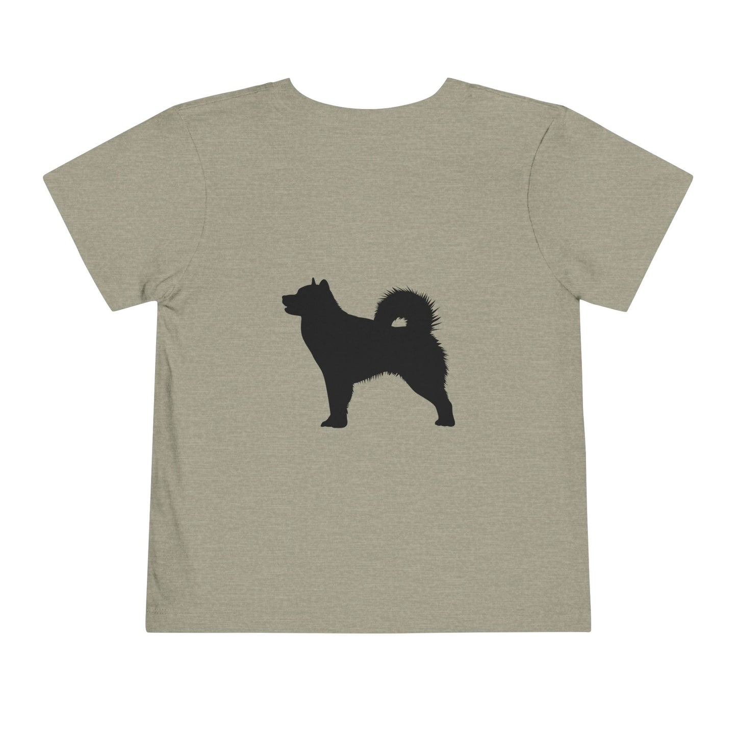 Malamute Silhouette Toddler Unisex Short Sleeve Crewneck Tee