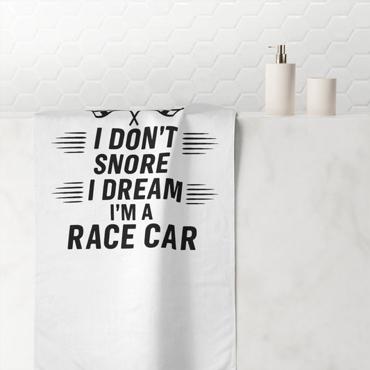 I Don't Snore Mink-Cotton  Beach Towel