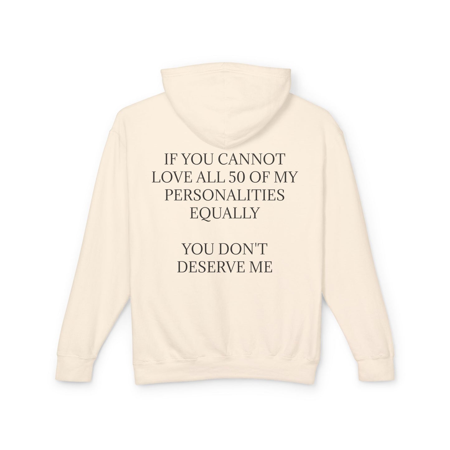 50 Personalities Unisex Lightweight Hoodie