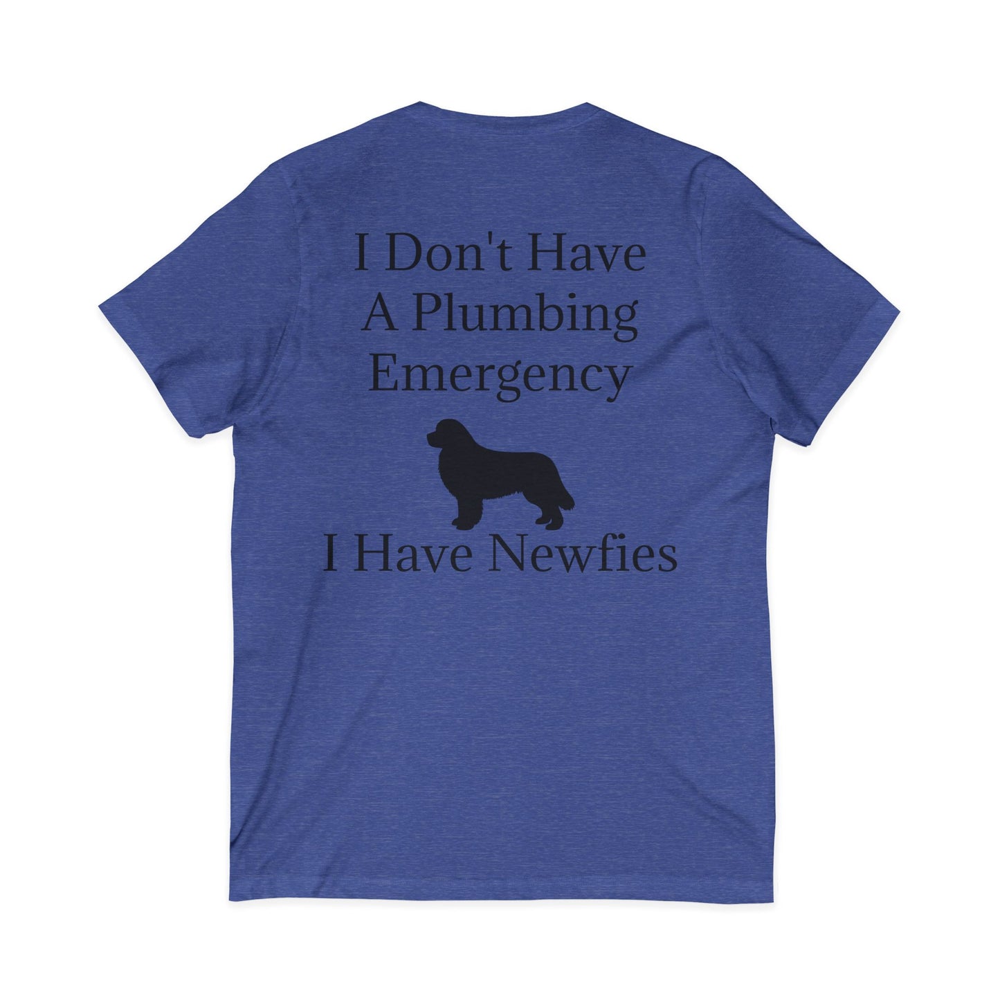 Plumbing Emergency Unisex Short Sleeve V-Neck Tee