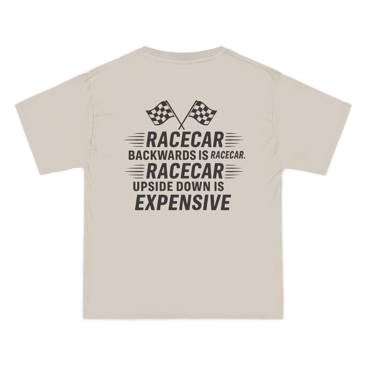 Racecar Backwards Men's Short-Sleeve Crewneck Tee