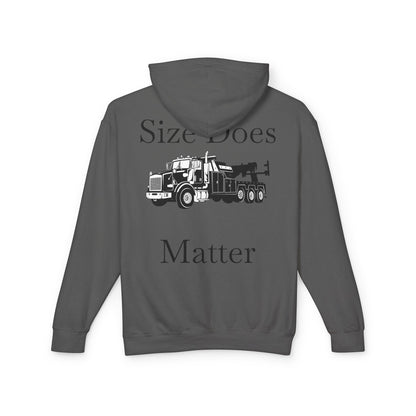 Size Does Matter Unisex Lightweight Hoodie